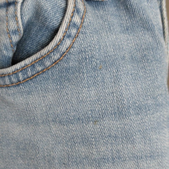 Rag & Bone Size 25 Light wash Blue Capri Distressed Step Hem Jeans - Picture 12 of 16